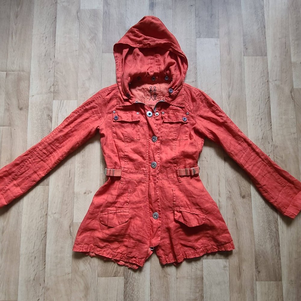 EUC - Johnny Was Pete & Greta Linen Utility Jacket